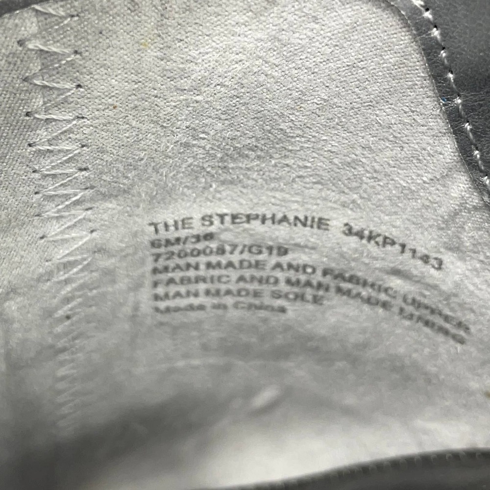 NWOT Katy Perry Gunmetal Christmas present The Stephanie Mule 6 M - Picture 9 of 9